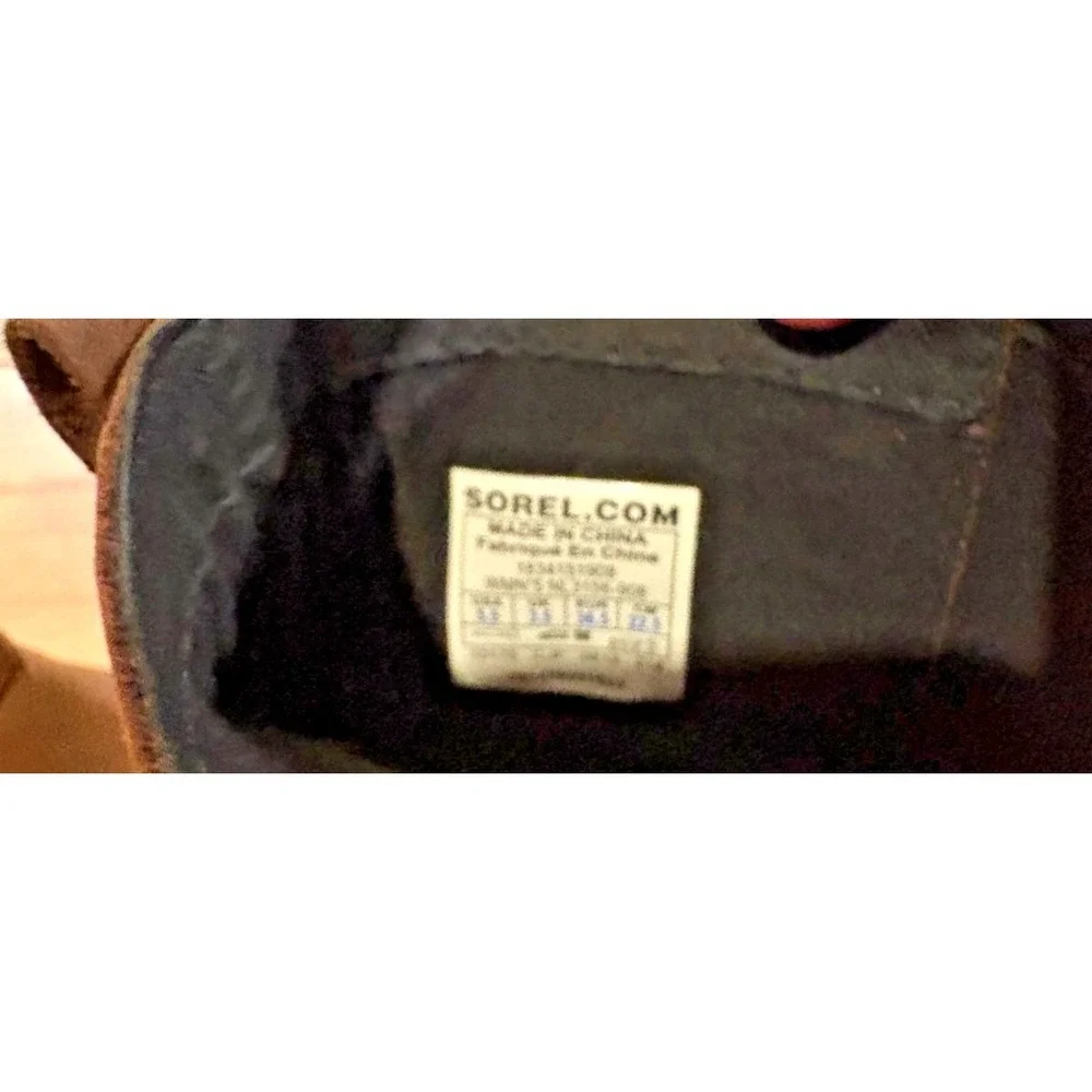Sorel Womens brown mid calf‎ slip-on waterproof boot outdoors 5.5